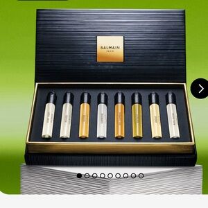 Balmain Gold & Cream Serum Vial Set